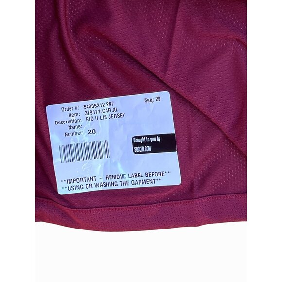 Nike - Men's Dri-Fit Long Sleeve T-Shirt - Burgundy - Extra Large - Picture 11 of 12